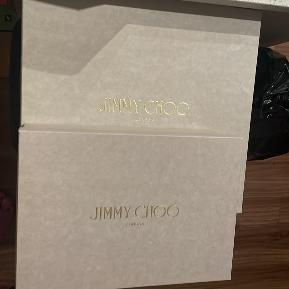 2x Designer Jimmy Choo Shoe Boxes